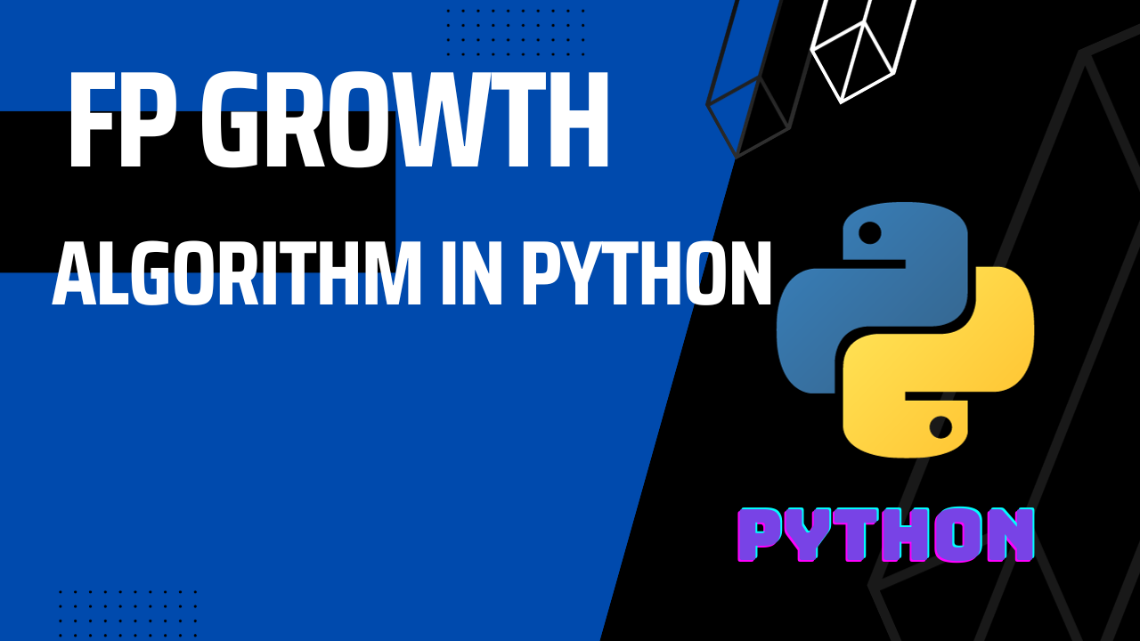 fp growth algorithm in python